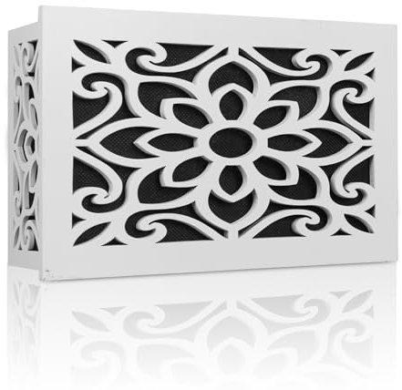 Doorbell Chime Cover Box Only, Upgrade Inside Decorative Wooden Doorbell Cover Plate, Decorative Door Bell Box Cover for Indoor/Outdoor Home Wall, Universal Door Bell Chime Covers