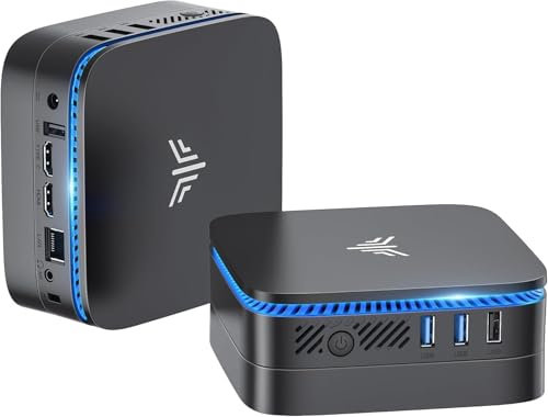 NiPoGi Mini PC AK1PLUS, Ιntel Alder Lake-Ν95 (fino a 3,4 GHz), 16GB DDR4 1TB M.2 NVMe SSD Mini Computer Supporta Display 4K con WiFi 2.4G/5G, BT4.2/VESA, Mini PC Desktop per Ufficio/Scuola/Casa
