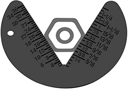 Supergünstige Sechskantschraube Mutternlehre Schrauben Bolzen Muttern Gewindemessung Größenlehren Inspektionsstandards