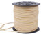 Luabue Cordon en Cuir Synthétique 2mm x 90m - Ficelle pour Collier, Bracelet, Bricolage et Artisanat (Beige)