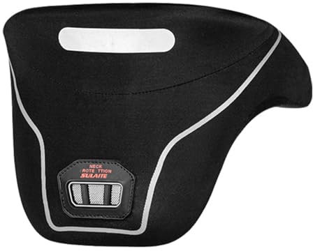 Ukbzxcmws Accesorios avanzados de protección cervical para motociclismo, equipo de protección cervical transpirable, soporte para cuello