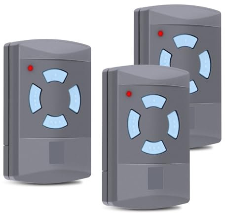 3 pièces d'ouverture de Porte de Garage pour Hörmann hsm4-868, télécommande de Porte de Garage 868,30 MHz 4 canaux pour Hörmann HSM 2/4,HSM4-868 HSE2-868 HS4-868