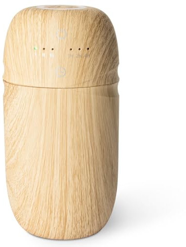 SALUBRITO Aroma Diffuser Kabellos, Wiederaufladbar Wasserlos Diffusor für Ätherische Öle, Duftöl Diffuser Akkubetrieben für Auto Büro Zuhause