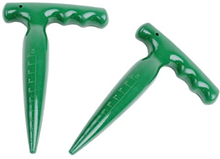 VANZACK 2 Stück Garten-pflanzwerkzeuge Bodenausheber Locher Für Einfaches Pflanzen Zufällige Farbe