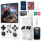 R36MAX 2025 Retro Handheld Game Console, 4.0 4K HD IPS Screen, Open Source Linux System, 18000+ Preloaded Games, 64GB Memory, 4000mAh Battery – Portable Gaming Console for Adults (White 64Gb)