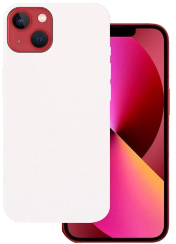 OAGELIM Hülle kompatibel mit iPhone 13 6.1 Case Stoßfeste TPU Weiche Flexible Schützende Handyhülle mit Kratzfestigkeit und Militärischer Fallschutz (Weiß)