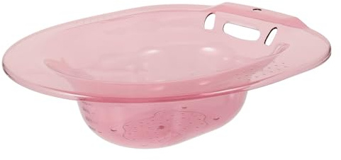 ibasenice Praktische Komfortables Pflegebecken aus Pet Sitzbadewanne mit Rutschfestem Design für Haushalt Geeignet für Senioren und Schwangere