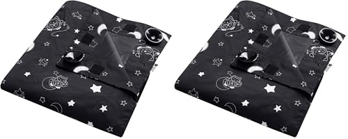 Tommee Tippee Sleeptime Tragbares Verdunkelungsrollo mit Saugnäpfen, verstellbar und leicht, Regular 1,30 m x 99 cm (Packung mit 2)