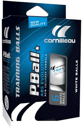 Cornilleau ITTF 1 Star Tischtennisbälle, weiß, One Size
