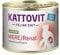 KATTOVIT - Niere/Renal Nassfutter für Katzen | Glutenfreies Diätfutter zur Unterstützung der Nierenfunktion für ausgewachsene Katzen. Alleinfuttermittel in der Dose | 12 x 185 g Pute