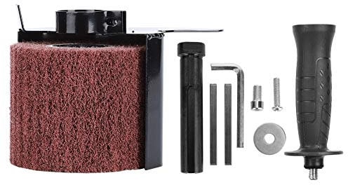 Burnishing Polishing Machine and Attachment for Angle Grinder, Angle Grinder Accessories Polishing Wheel Drawing Machine
