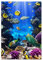 Tulup Glas-Bild Wandbild aus Glas - Wandkunst - Wandbild hinter gehärtetem Sicherheitsglas - Dekorative Wand für Küche & Wohnzimmer 70x100 - Tiere - Korallenriff - Mehrfarbig