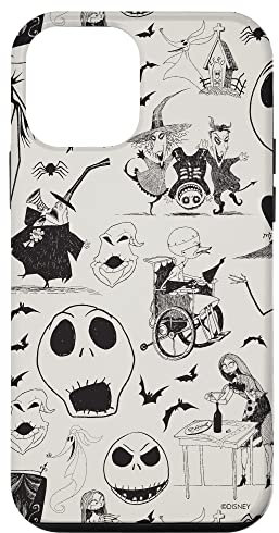 iPhone 12 mini Tim Burton's The Nightmare Before Christmas Ink Print Case