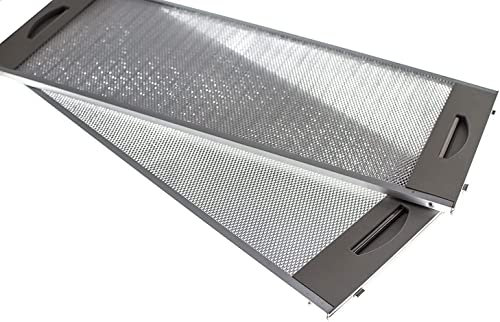 ELECTROTODO reemplazo de filtro de aluminio compatible con campana extractora Teka CNL1000/CNL2000 61801289 (2 unidades)