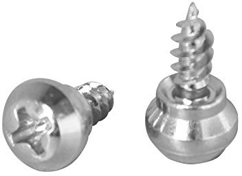 DIWARO® Nippelschraube für Kunststoff Führungsschiene | für Profil Veka (Rippen) | Rolllade, Rollo, Jalousie (10 Stück)