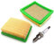 Fransande 2 filtri dell'aria con candela di accensione per tosaerba FX-RM4639 FX-RM5196 eS FX-RM5196PRO FX-RM1855 FX-RM1860 FX-RM 5.5 5.0