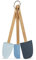 Culinare Naturals | C70018 | Lot de 3 Spatules en Silicone et Bambou | 30 cm