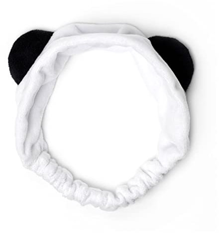 Legami - Haarband, Me Time, 24,5 x 11 cm, Polyester, Panda-Motiv, zum Sammeln von Haaren, Make-Up, Gesichtsbehandlung, weiches Stirnband