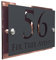 K Smart Sign | Simpatico | Modern laser Cut House Signs 3d effect door number address style sign plaques address numbers | 200mm x 130mm (Rose Gold Mirror & Matt Gray)