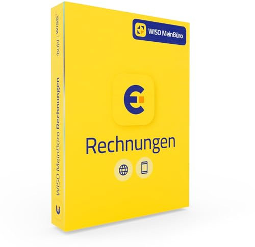 WISO MeinBüro Rechnungen XS | Rechnungen schreiben, Buchhaltung vorbereiten, Auftragsabwicklung u.v.m. | 1-Jahres-Abonnement mit Verlängerung | Aktivierungscode per Email