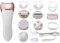 Sensio Spa Multifunctional 5 in 1 Callus Hard Skin Remover, Epilator, Body & Face Shaver, Exfoliator, Massager Men and Women, Rechargeable 2 Speeds with USB, Waterproof, Pedicure Dry Dead Skin Remover