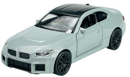 Welly BMW M2 G87 Coupe Grau ca 1/34-1/39 Metall Modell Auto Die Cast Neu im Kasten