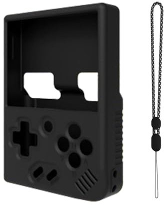 PRIMUZ Game Phone Case, Silicone Retro Game Console, Electronic Machine Protective, Waterproof Case, 360° All-Round Protection For Boys, Girls, Women, Men (black)