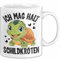 Schildlkröten Tasse Geschenk Ich Mag Halt Schildkröten Geschenkidee (Weiß)