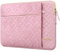Lacdo Laptop Sleeve Case Bag for ASUS Vivobook/ZenBook/TUF Gaming 15, Lenovo IdeaPad 3 Chromebook 15, Acer Aspire 3, Dell Inspiron 15, HUAWEI MateBook D 15, HP Pavilion 15, Sakura Pink