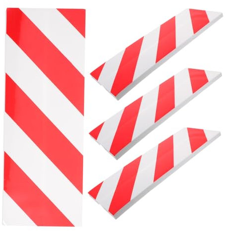 SOLUSTRE Wandschutz Garage 4 Stück Auto Schutzschaum Reflektierender Eckschutz Garagenwandschutz Eckschutz Für Wände Garagenstangenpolsterung Wandschutz Zum Schutz Von Wänden Wandeckenschutz