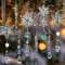ZUXOLBIN 18 Stück Kristall Eiszapfen Schneeflocke Eistropfen Anhänger Weihnachtsbaum Kristall Dekorationen Acryl Christbaumschmuck Anhänger Weihnachtsbaumanhänger Weihnachten Party Hochzeit Dekoration