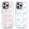 Foonary 2 Stück Transparent Handyhülle für iPhone 14 Pro Max 6,7, Hülle mit Aesthetic Muster Schleifen und Fliege Motiv Design Mädchen Frauen Case, Silikon Schutzhülle Cover für iPhone 14 Pro Max,4