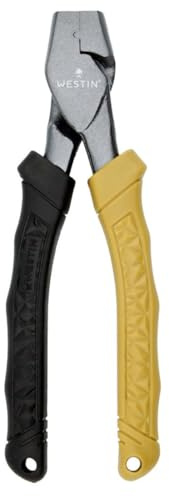 Westin Silver Single Crimper Stainless HD 6 Inch/15 cm Fishing Pliers, Crimp Sleeve Pliers