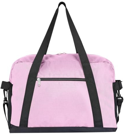 Flintronic Borsone Palestra Uomo Donna, 14L Borsone Palestra Impermeabile, Borsone da Viaggio Leggero e Resistente per Fitness, Sport, Campeggio, Viaggi, Lavoro(2 Borse con Coulisse, Rosa)
