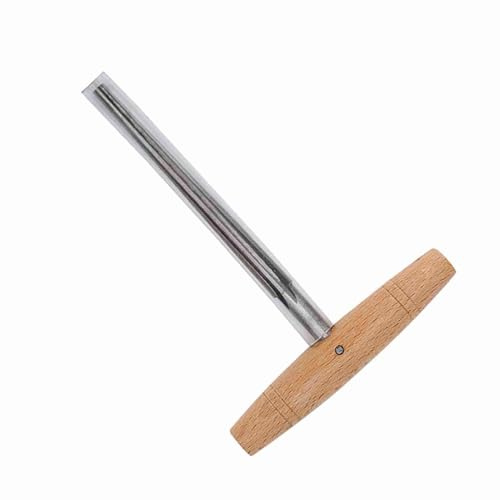 Outil de Luthier Professionnel, Alésoir de Trou de Cheville en Acier Inoxydable avec Manche en Bois pour Violon 3/4 et 4/4, Instrument de Réparation