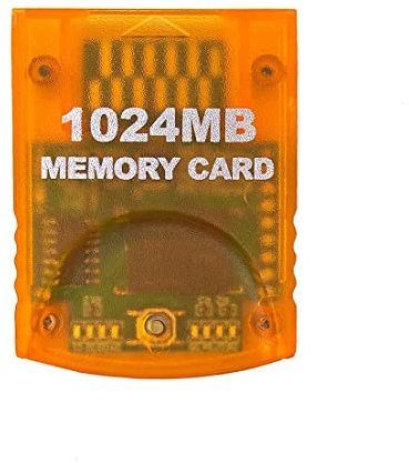 Poulep Gamecube Memory Card 1024MB(16344 Blocks) for Game Cube and Wii Console