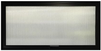 Flügelfenster Rechteckige Hausfenster Aus Metall, Flächenbündig Montiertes, Um 360 ° Drehbares Fenster, Belüftete Ersatzfenster Aus Gehärtetem Glas Für Schuppen, Keller, Badezimmer, Büros(Style2,50x40