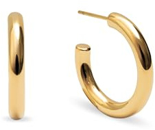 SINGULARU – Creolen Nairobi. Edelstahl mit 18 K Vergoldung oder aus Edelstahl. Schmuck für Damen.