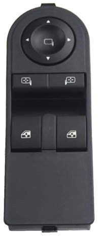 Btnuahq Interruptor Elevalunas para Opel para Astra H 2005-2010 para Opel para Zafira B 2005-2015 13228706 13183679 13228879 Botón del Interruptor De Control De La Ventana