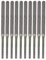 BQLZR BQLZRN30151 10 Stück Silber Diamant Bohrer Bohrer-Bits für Mineralien, Perlen, Achat, Schmuck, Silber
