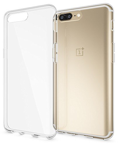 NALIA Handyhülle kompatibel mit OnePlus 5, Ultra-Slim Soft TPU Silikon Case Cover, Crystal Clear Schutzhülle Dünn Durchsichtig, Etui Handy-Tasche Backcover Skin Smart-Phone Hülle Bumper - Transparent