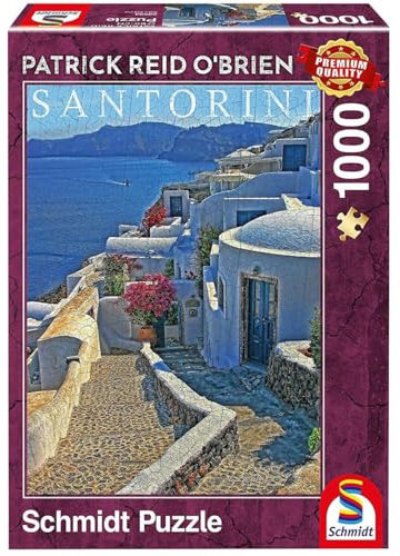 Schmidt Spiele – Puzzle Santorin 1000 Teile, 59584
