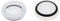 OSTENT 8 x bouton de joystick analogique protecteur pour Sony PS4 Wireless Controller - couleur blanc et noir