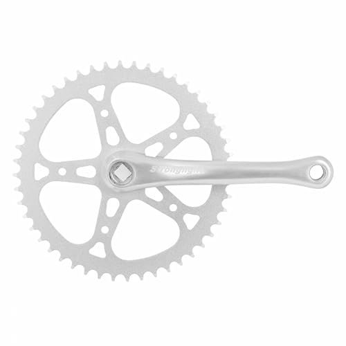 Motodak Stronglight Pédalier Ville Simple 55 S 170mm 48d Tretlager, Silber, x
