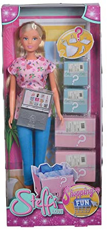 Simba 105733403 Steffi Love Shopping Fun, Multicolor, Poupée pour Enfants à partir de 3 Ans, 29 cm