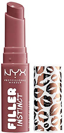 NYX PROFESSIONAL MAKEUP Filler Instinct Plumping Lip Color, Lip Balm - Sugar Pie (Mauve Pink Purple)