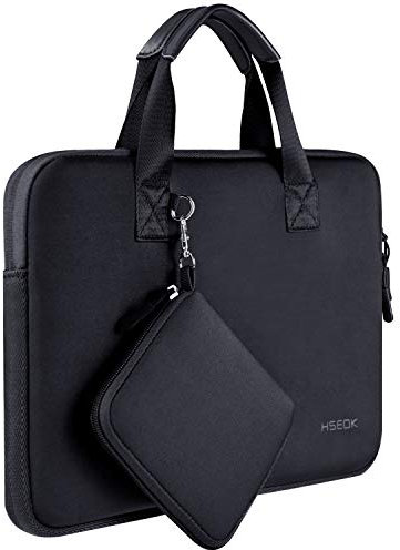 HSEOK 13-13,5 Pollici Custodia Borsa per Laptop con Manici portatile, Neoprene Elastico Impermeabile Sleeve per MacBook Air/Pro M1 M2 13-13,3, Surface Laptop 13,5, Borsa con Piccolo Caso -B02K01