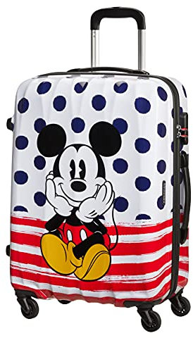 American Tourister Disney Legends - Spinner M, Kindergepäck, 65 cm, 62,5 L, Mehrfarbig (Mickey Blue Dots)