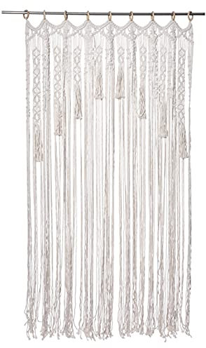 Macrame Woven Chain Strip Curtain Door Screen Macrame Doorway Curtains Room Divider Spaghetti String Curtains Fly Screens Curtains For Doors, Doorways, Treatments And Home Décor (90x180cm)