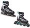 RAVEN Advance Inlineskates Inliner für Kinder und Erwachsene OPTIONAL 2in1 mit Schlittschuhen verstellbar (Black/Mint mit Kufen, 35-39 (23cm-25,5cm))